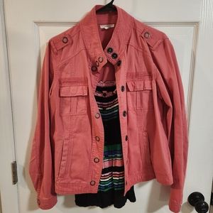 Maurices utility jacket in salmon